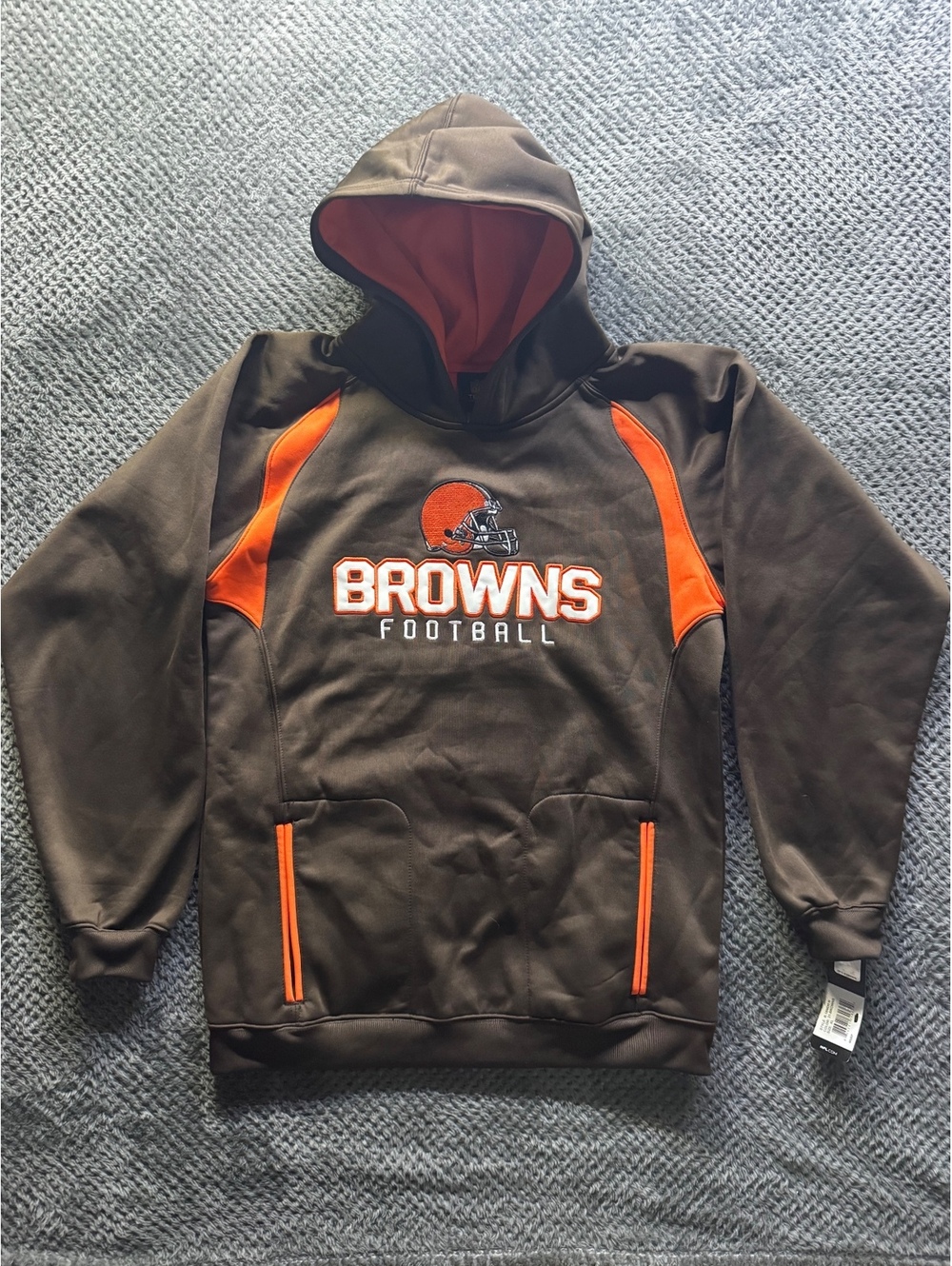 Cleveland Browns men’s XL hoodie new with tags 621